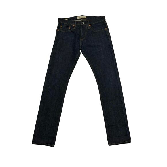 Gap Selvedge Jeans 28x30 Blue Raw Wash Stretch Kaihara Japanese Rockabilly - Picture 1 of 14